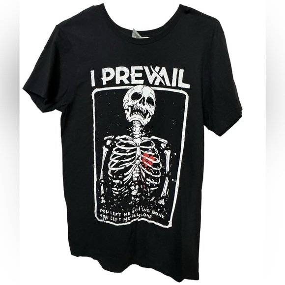pacific Other - I Prevail Rock Band Skeleton Tour Merch Men’s M T-Shirt MINTY Pacific